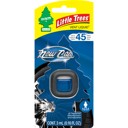 Little Tree Vent Liquid Clip-New Car Scent (4 Count)