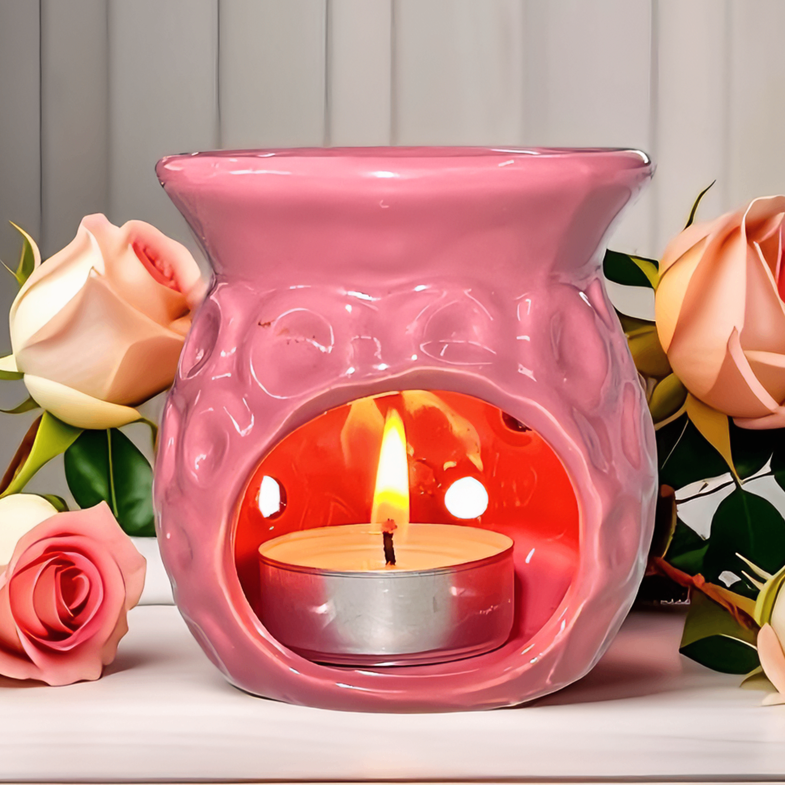 Small Pink Oil Burner