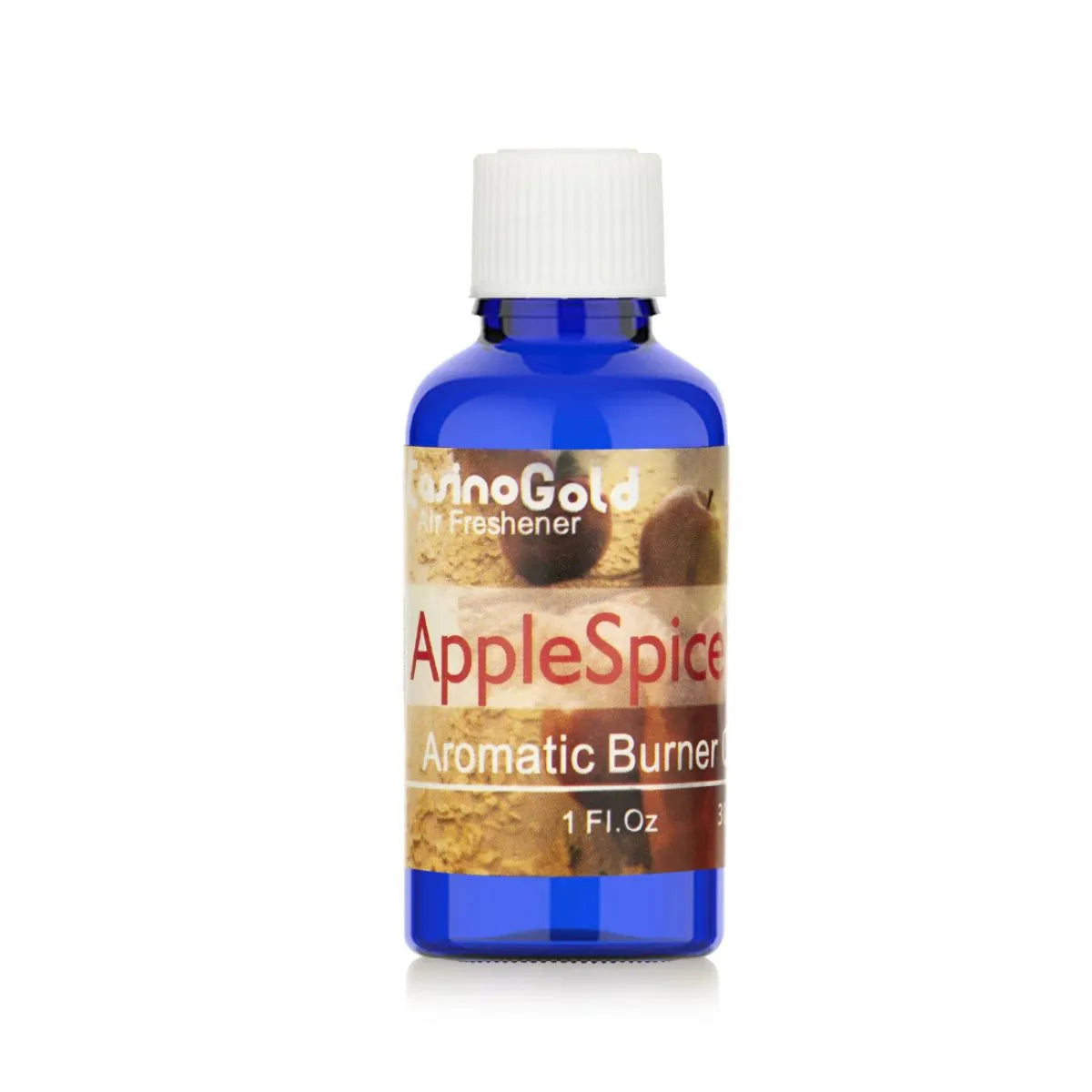 Casino Gold Apple Spice Fragrance Oil Air Freshener in a 1 oz blue bottle