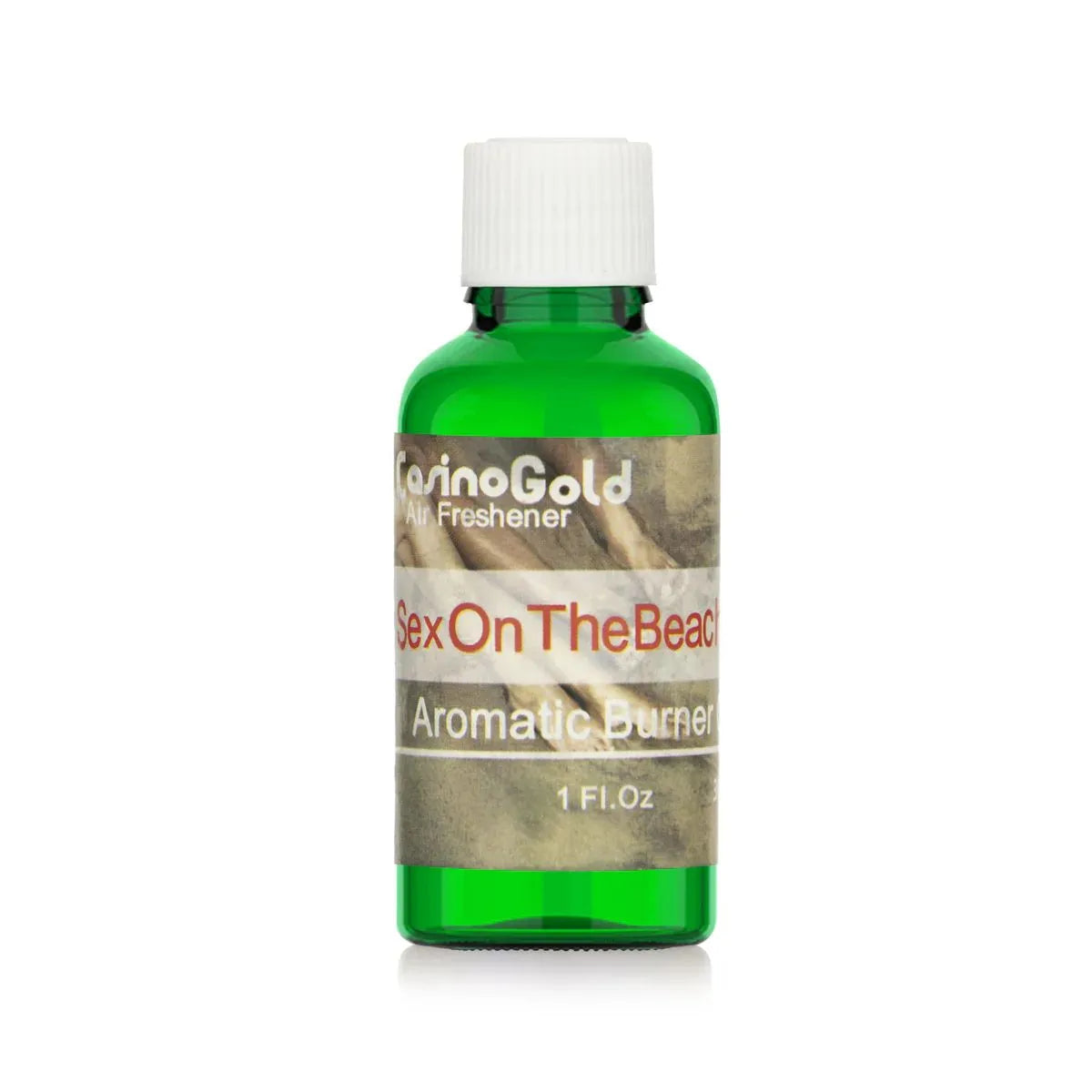 Casino Gold Sex on the Beach Fragrance Oil Air Freshener in a 1 oz blue bottle