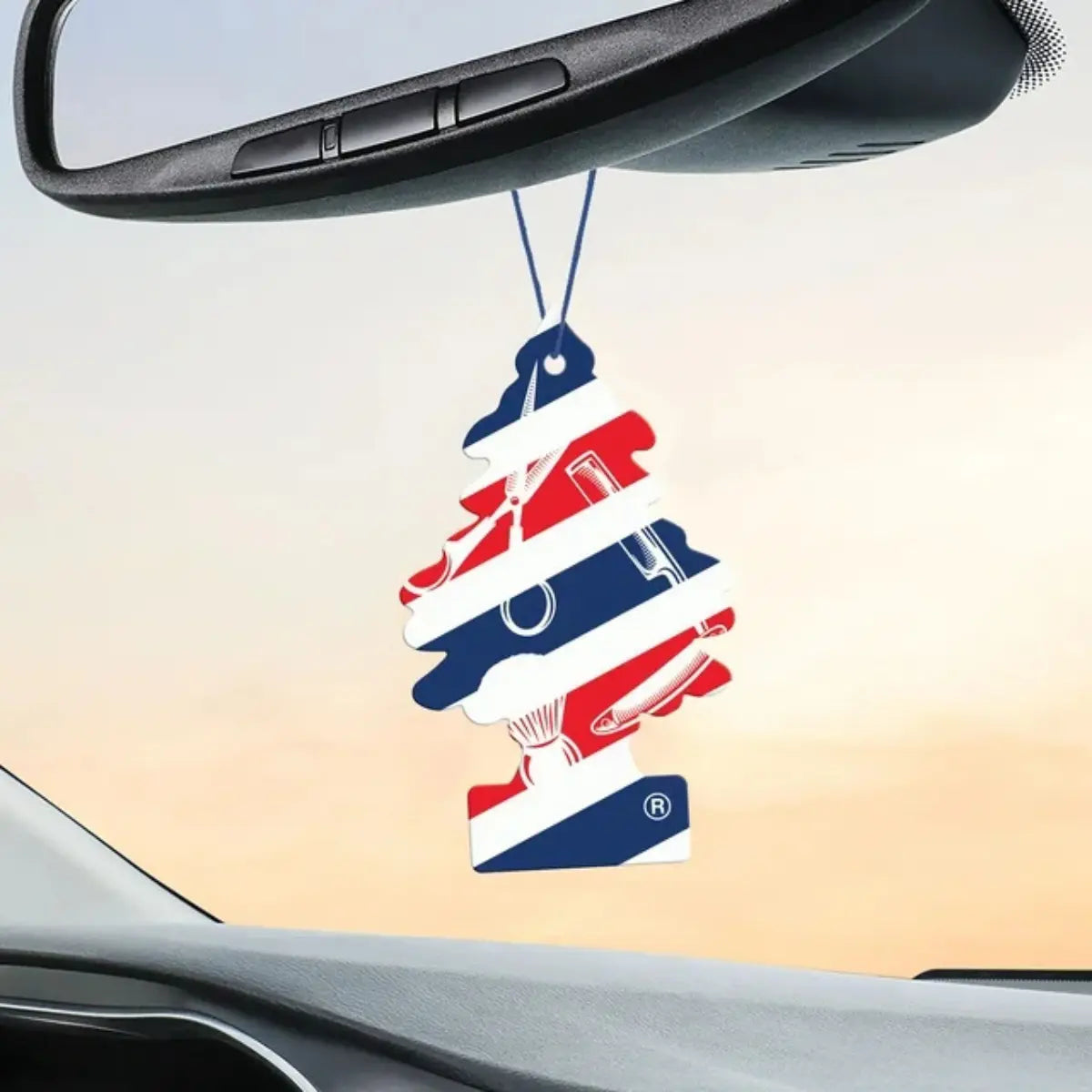 Little Trees Fresh Shave wholesale 2 pack car air freshener hanging in rearview mirror