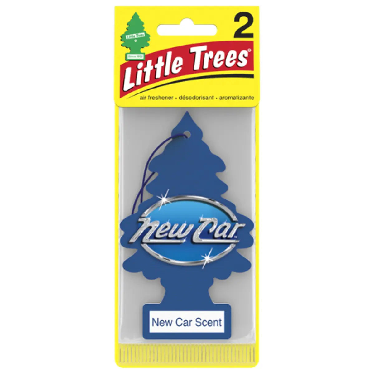 Little Trees New Car Scent 2 Pack wholesale car air freshener front packaging