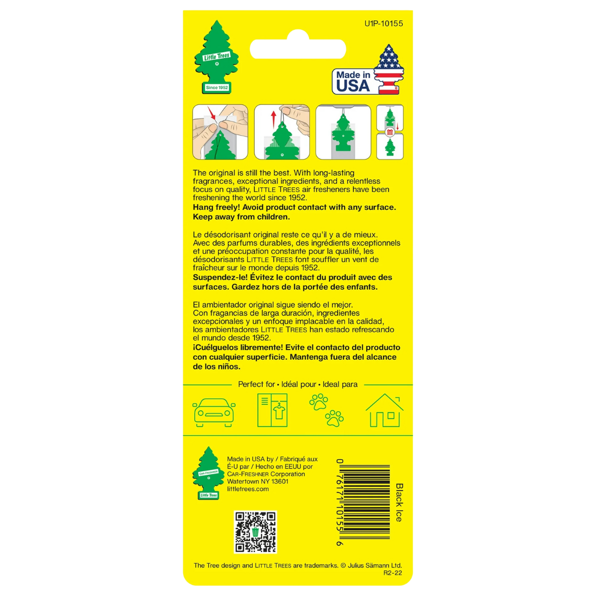 Little Trees Air Freshener - Peach Ginger Spritz - 2 Pack (12 Count)