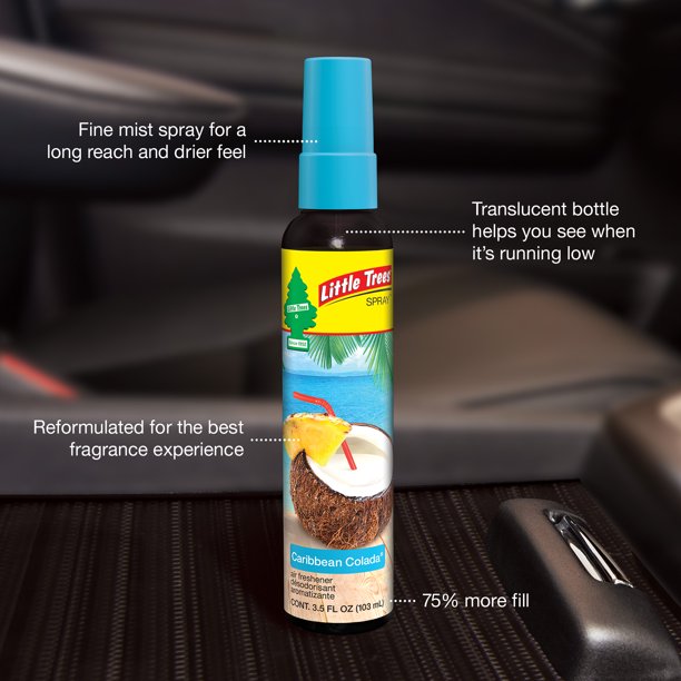 Load image into Gallery viewer, Little Trees Air Freshener Spray 3.5oz Bottle- Caribbean Colada (6 Count)