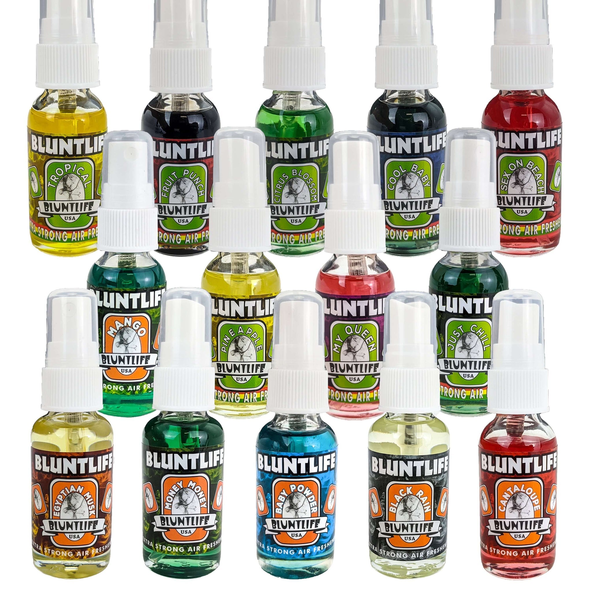 BluntLife Air Fresher Spray- "Assorted" (Display of 50 Count)