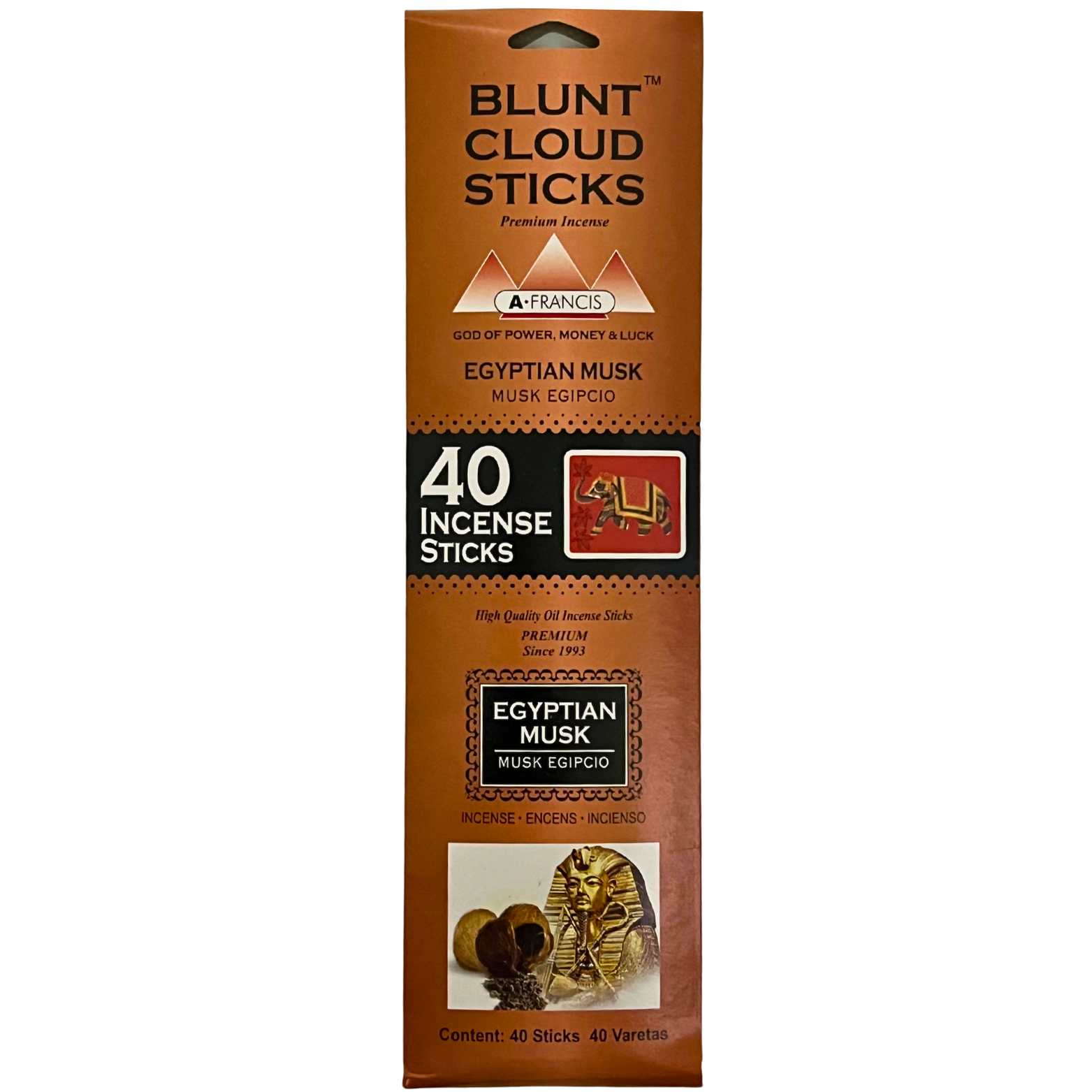 Blunt Cloud Incense Sticks 11"- Egyptian Musk (12 Count)
