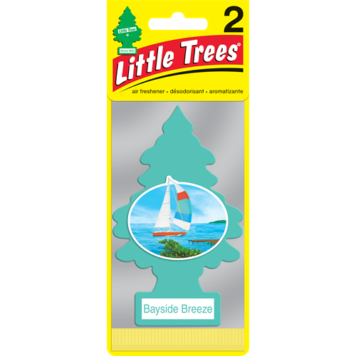 Little Trees Air Freshener- Bayside Breeze- 2 Pack (12 Count)