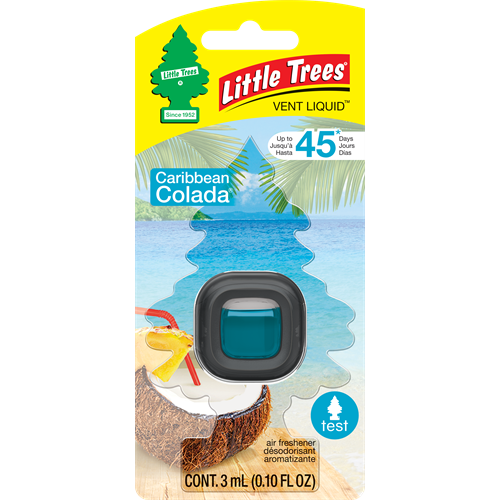 Little Tree Vent Liquid Clip-Caribbean Colada (4 Count)