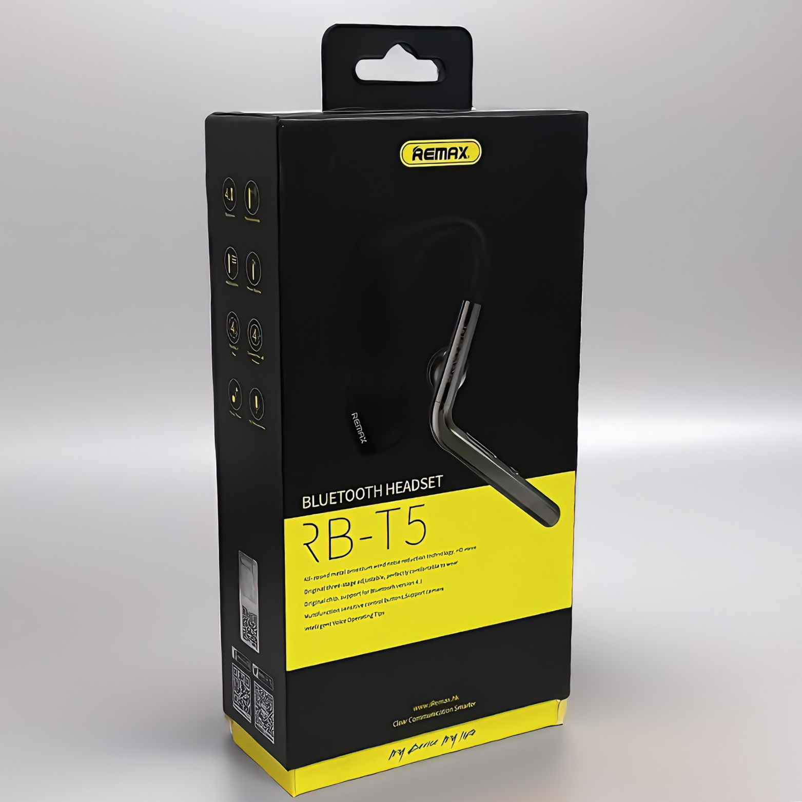 Remax RB T5 Bluetooth Headset In Retail Packaging