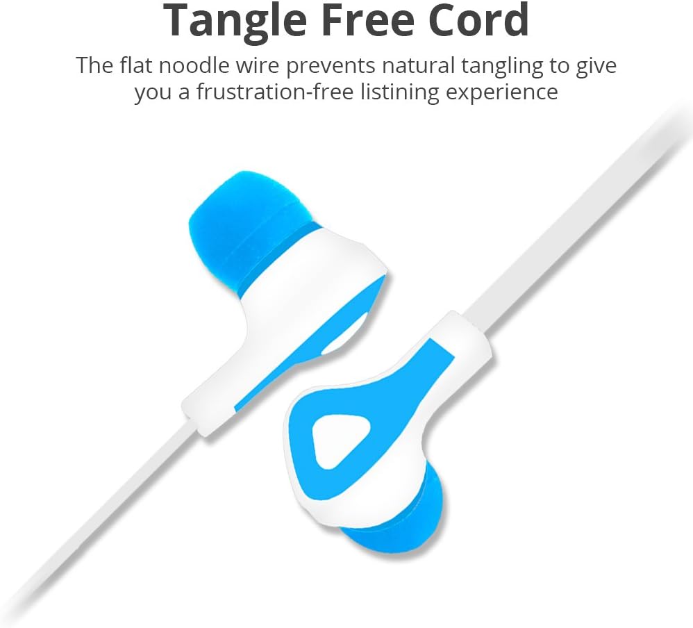 VEME Active Series Stereo Earbuds Tangle Free Poster