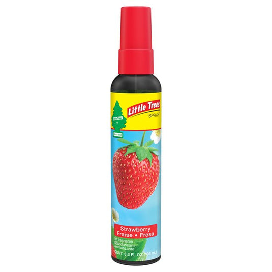 Little Trees Air Freshener Spray 3.5oz Bottle- Strawberry (6 Count)