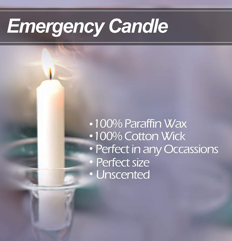 Emergency Candles "10 Pack" (25 Count)