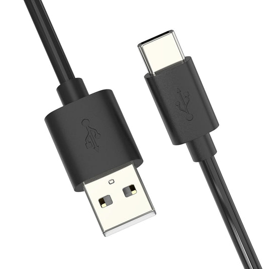 Black PVC Type-C Charging Cable Image 2