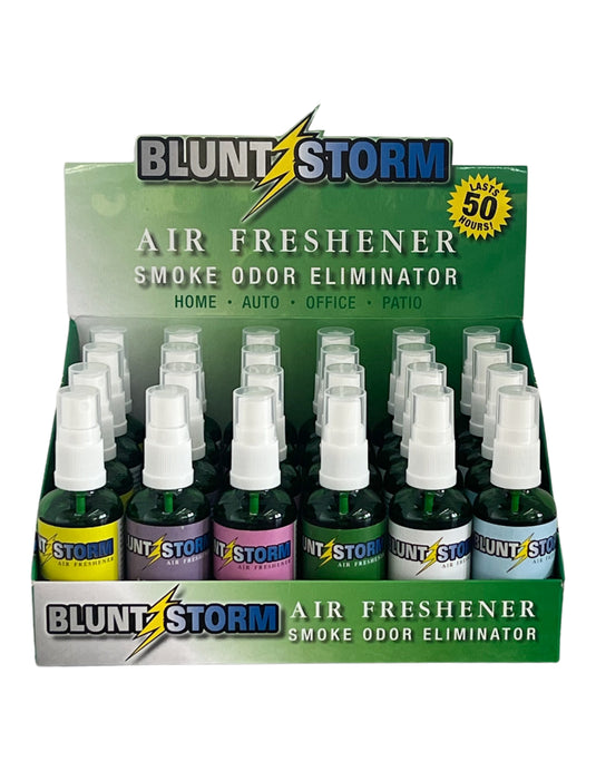 Blunt Storm Air Freshener Spray 1.65oz Bottle- Assorted Packing A (24 Count)