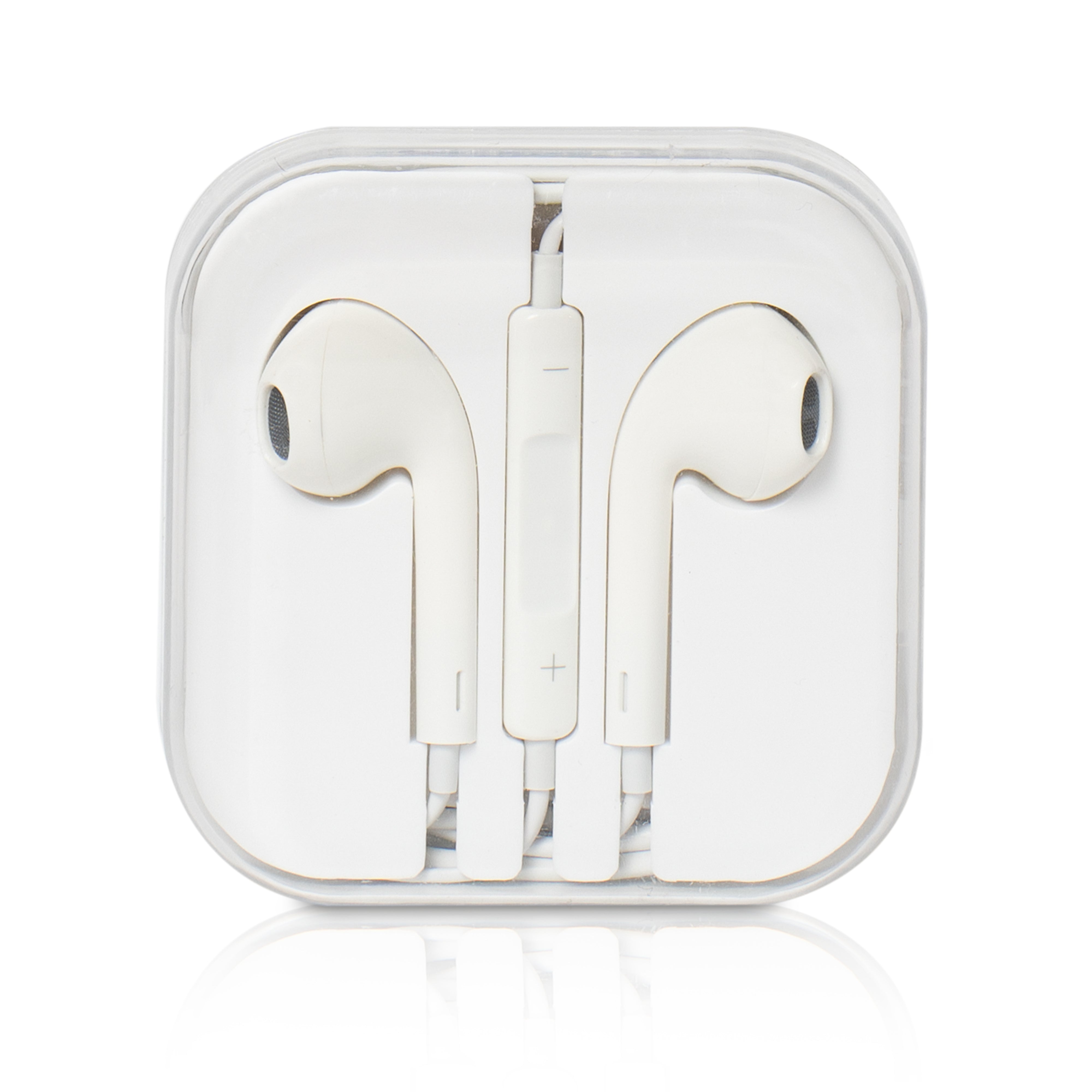 White Earbuds with Traditional Headphone Jack