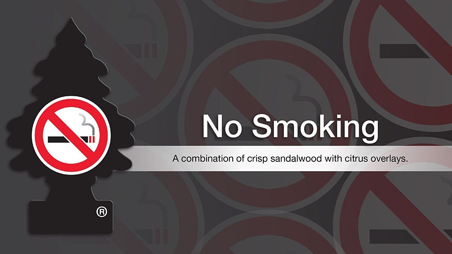 Informational Banner For No Smoking Little Tree