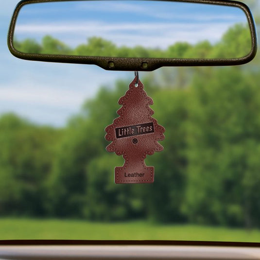 Leather Little Tree Hanging in Car