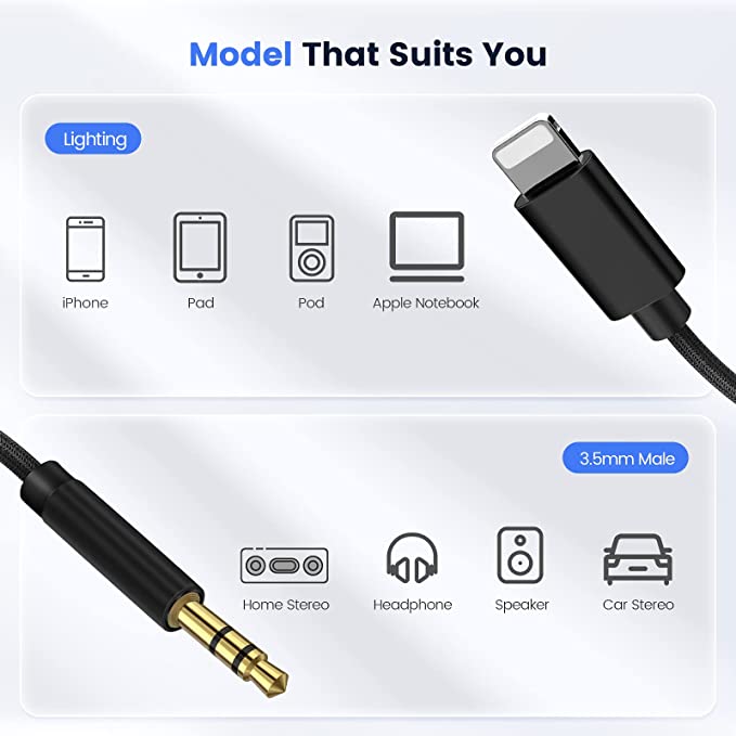 Lightning to Aux Cable Adapter Compatibility