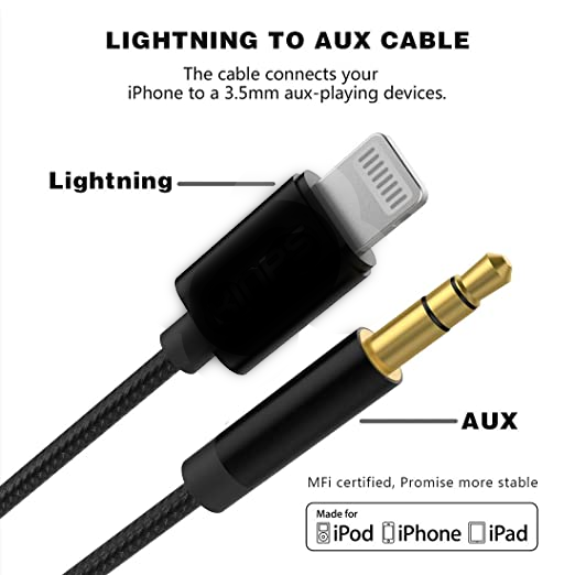 Lightning to Aux Cable Adapter Poster