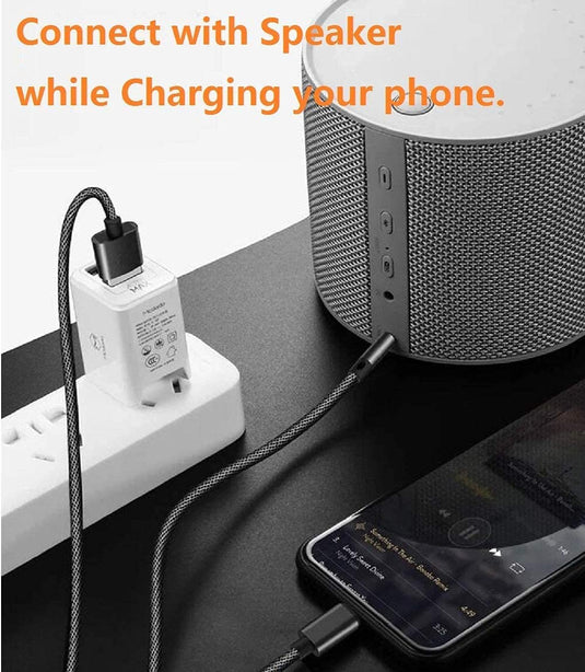 Lightning to USB-A and Headphone Jack Adapter Three in One Poster