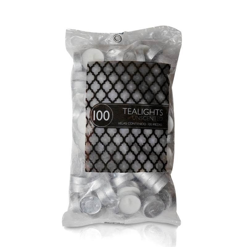 Load image into Gallery viewer, USA Tealights - &quot;White Unscented&quot; - 100 Pack- Made in USA (18 Count)
