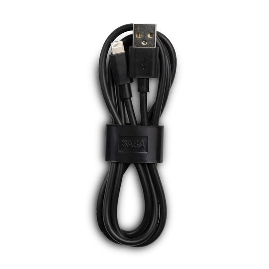 SABA Black 3ft iPhone Charging Cable