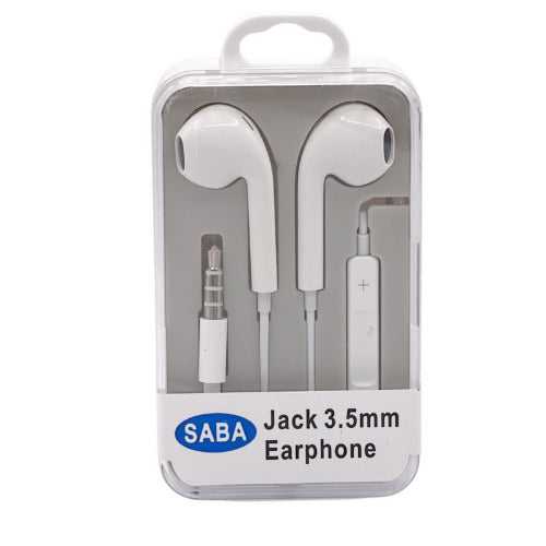 SABA Earbuds with Traditional Headphone Jack