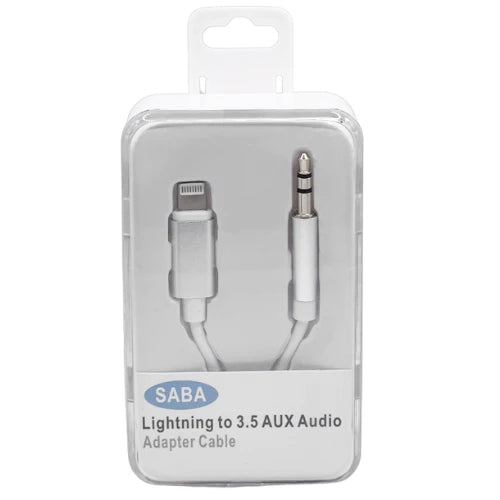 SABA Lightning to 3.5 Aux Audio