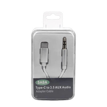  SABA Type-C to 3.5 Aux Audio Adapter