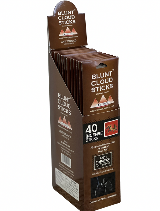 Blunt Cloud Incense Sticks 11"- Anti Tobacco (12 Count)