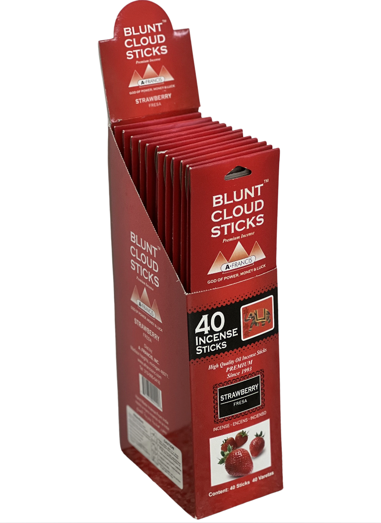Blunt Cloud Incense Sticks 11"- Strawberry (12 Count)