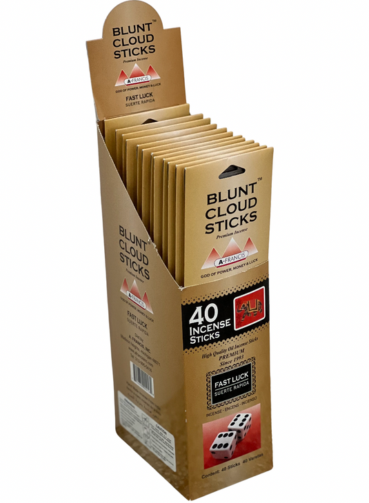 Blunt Cloud Incense Sticks 11"- Fast Luck (12 Count)