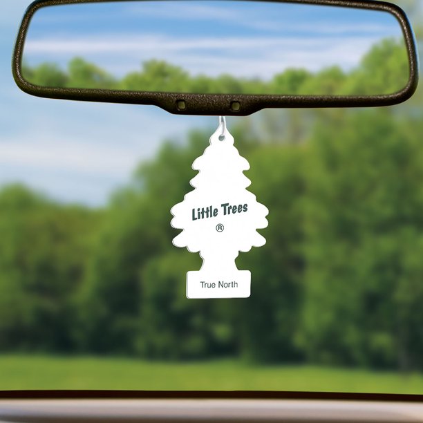 True North Little Tree Air Freshener Hanging On Car